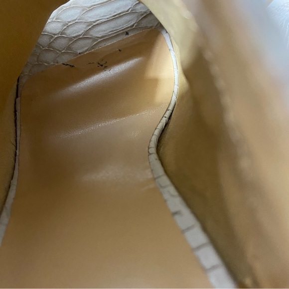 Express Factory Snake Print Lizard? Women's Peep toe Heel Size 7 - Picture 10 of 12